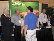 EZ Sockets booth at 2009 NIFS/West