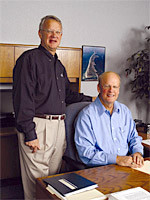 Richard Hillman, president (left), and Max Hillman, CEO