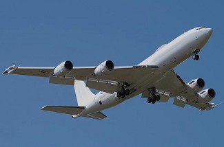 U.S. Navy E-6B Mercury aircraft.