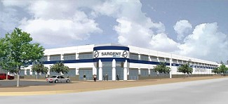 Artist's rendition of planned Sargent Aerospace & Defense facility in Tucson.