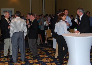 NFDA members mingle at Chicago reception in September 2010