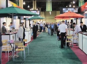 Part of the Korean Pavilion at 2010 NIFS/West. Ten Korean companies exhibited at the show.