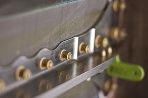 Fasteners installed on a 787 Dreamliner 